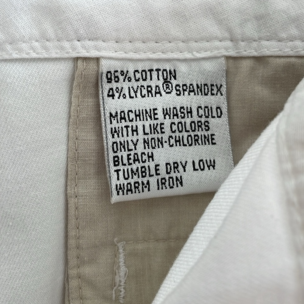 Talbots Women’s White Pants Petites - Picture 3 of 5